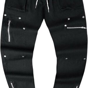 Men's Black Cargo Pants